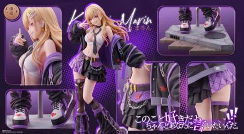 "Exclusive 1/6 Marin Kitagawa Streetwear Limited Edition statue by Scarlet Studio, showcasing premium sculpted details from multiple angles."