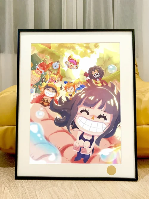 "Stunning One Piece Robin & Saul Starry Sky decorative painting, a hand-numbered, limited edition, museum-quality art print depicting their dramatic."