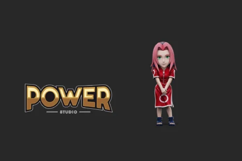 Childhood Sakura Haruno - Naruto Statue - Power Studio