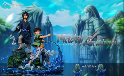 Childhood Hashirama Senju & Childhood Madara Uchiha - Naruto Resin Statue - MingBao Studio