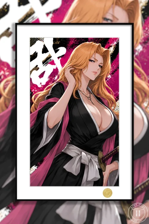 Rangiku Matsumoto Decorative Painting - Bleach - H-TWO Studio