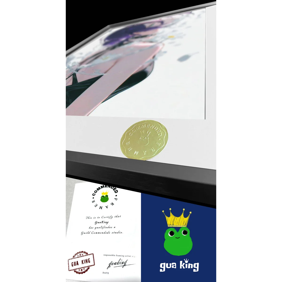 "Exclusive limited edition Chainsaw Man Reze painting. Dynamic, elegant anime art print showcasing Reze's explosive charm and artistic details."