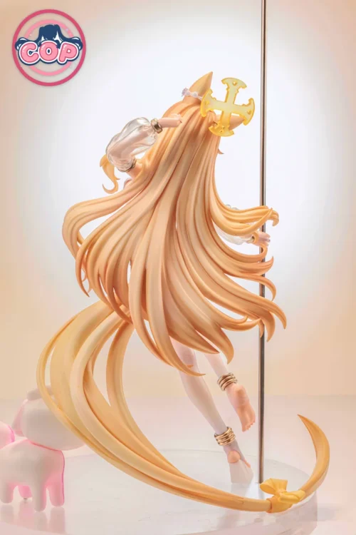 "Exquisite 1/6 Blue Archive Seia dancer statue by Cop Studio, showcasing her dynamic pose, flowing attire, and intricate themed base."