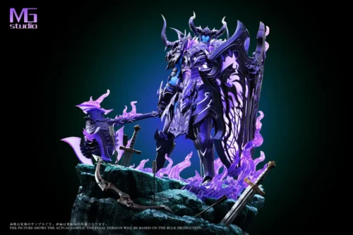 "Multiple angles of the colossal 1/6 Solo Leveling Iron & Ice Bear King Tank resin statue, showcasing menacing power, dynamic action."