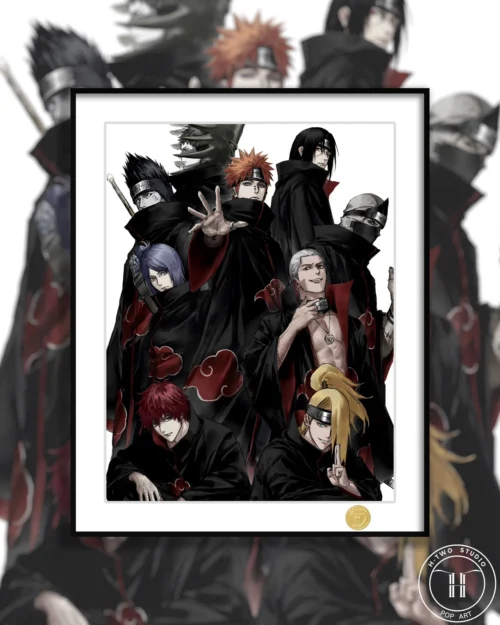 Akatsuki Group Decorative Painting - Naruto - H-TWO Studio