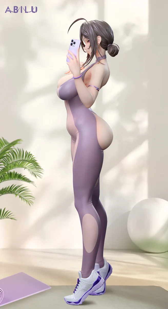 "Officially licensed Kyoka 1/4 scale figure in dynamic yoga attire, highlighting premium details and changeable style from multiple views."