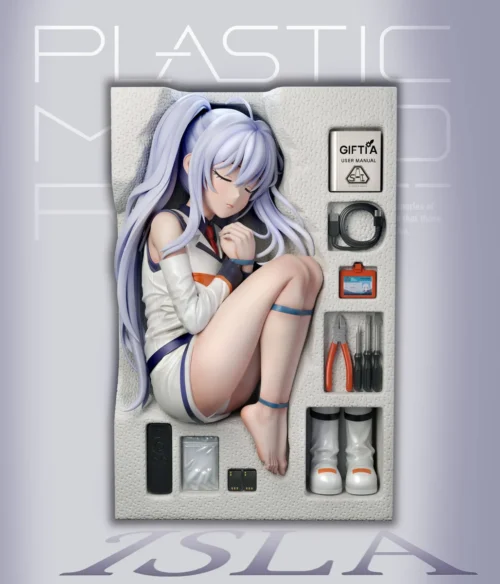 "Premium 1/6 Isla - Plastic Memories statue, a limited edition PU figure elegantly capturing her iconic uniform and delicate charm."