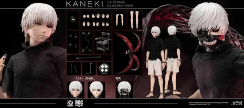 1/6 Scale Licensed Movable Kaneki Ken - Tokyo Ghoul Statue - ROCKET TOYS Studio - Image 2