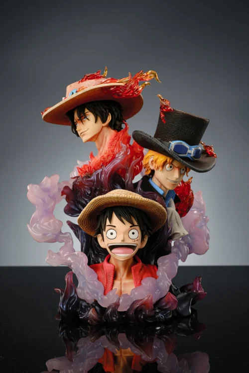Three Brothers Bust Statue - ONE PIECE Resin Statue - FengYun Studio - Image 1