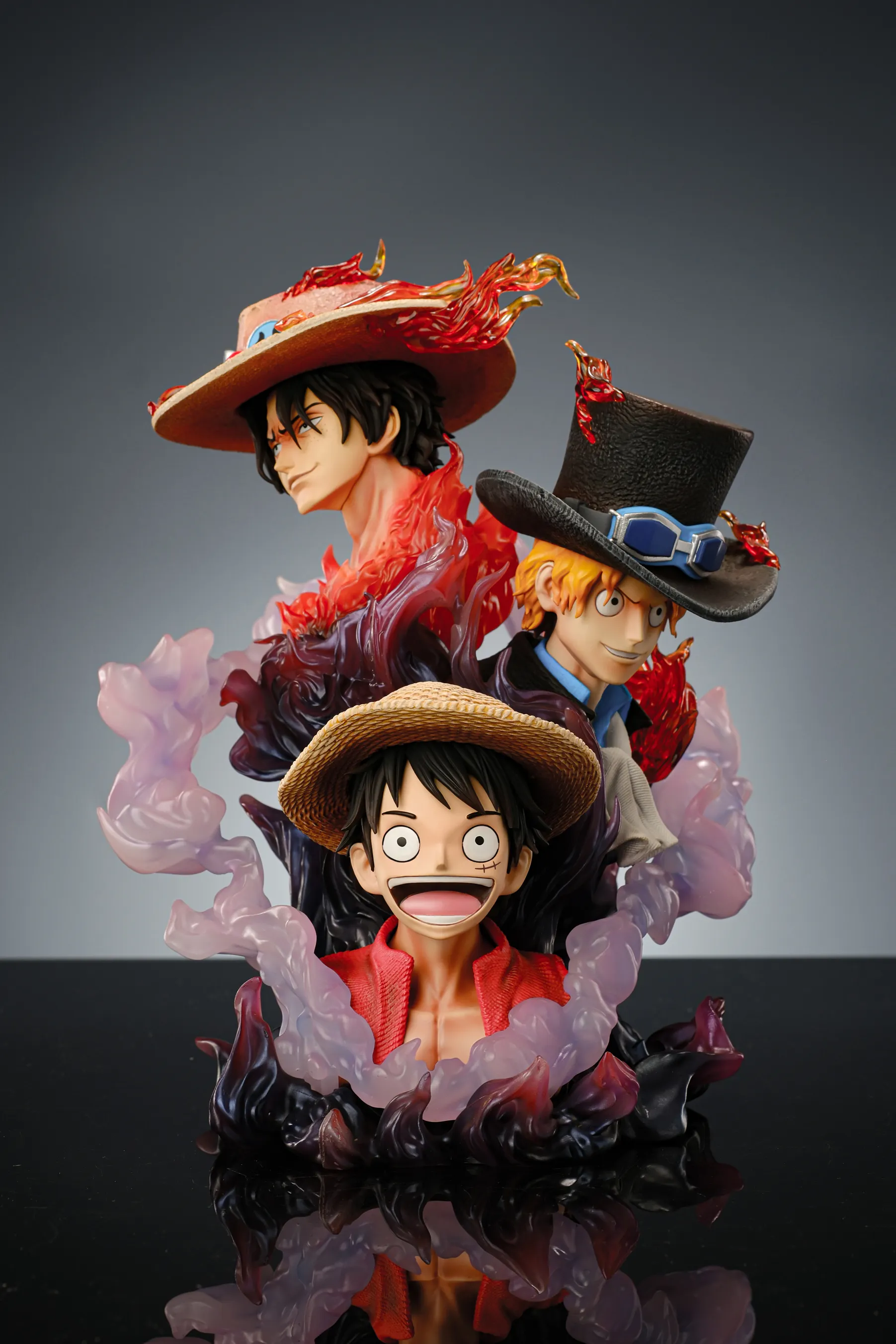 Three Brothers Bust Statue - ONE PIECE Resin Statue - FengYun Studio - Image 1
