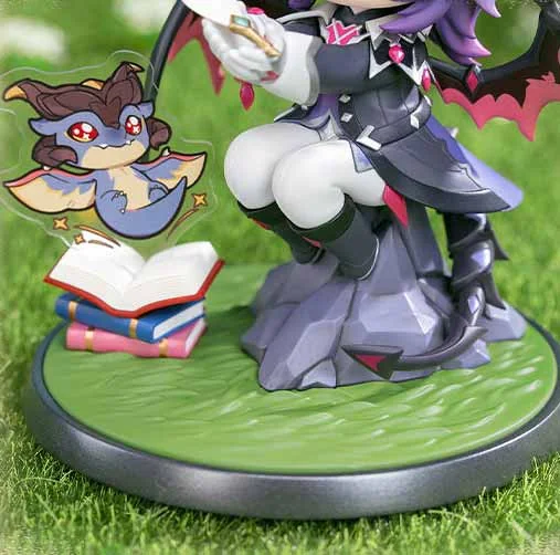 "Authentic Genshin Impact Durin Q-version figure by Myethos Studio. Gallery views highlight its playful design, whimsical floral elements."