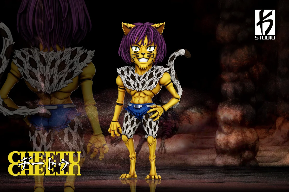 "Iconic WCF Cheetu Hunter x Hunter figure from KS Studio. Dynamic pose, detailed accessories, a premium collectible."