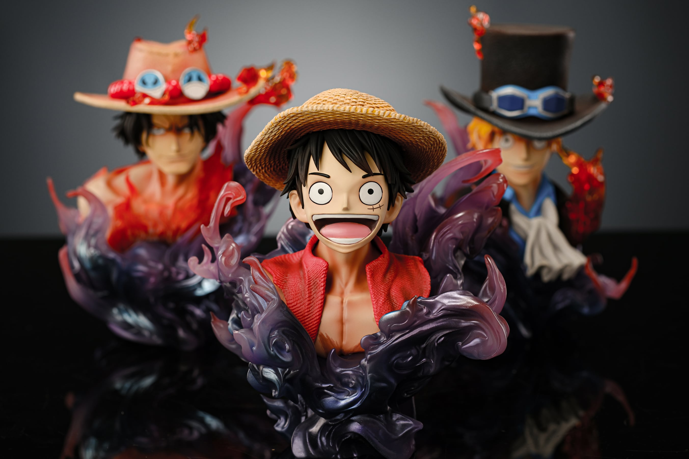 Three Brothers Bust Statue - ONE PIECE Resin Statue - FengYun Studio - Image 5