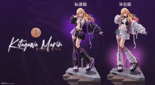 "Exclusive 1/6 Marin Kitagawa Streetwear statue. Limited edition My Dress-Up Darling figure by Scarlet Studio, featuring dynamic urban fashion."