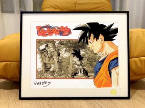 Son Goku First Meets Bulma Decoration Painting - Dragon Ball - Xingkong Studio - Image 1