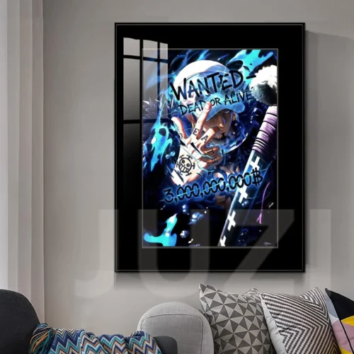 "One Piece Law Painting gallery image: Premium, fade-resistant HD art print showcasing dynamic portrait details and artistic angles."