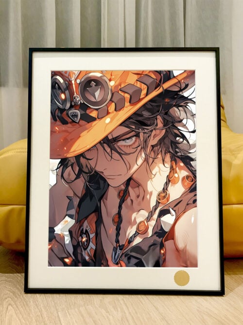 Fire Fist Portgas D. Ace Decorative Painting - ONE PIECE - Xingkong Studio - Image 1