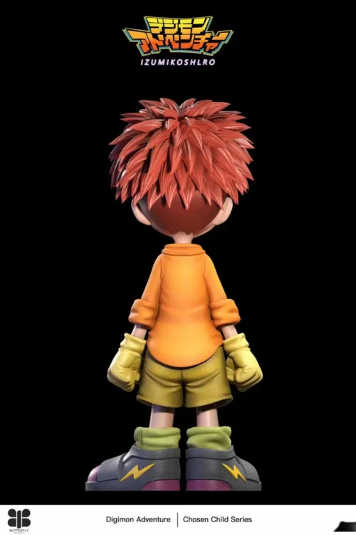 "Exclusive MH Scale Koushiro Izumi & Tentomon Digimon Adventure statue. This premium Digimon Koushiro figure showcases dynamic, intricately sculpted."