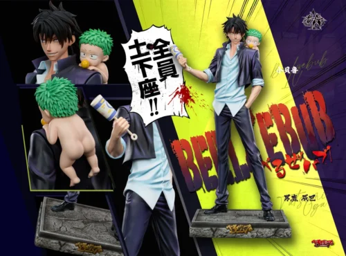 "Premium 1/6 scale Oga Tatsumi & Beelzebub statue, capturing the iconic duo's dynamic, chaotic energy. A limited edition Beelzebub Oga figure."