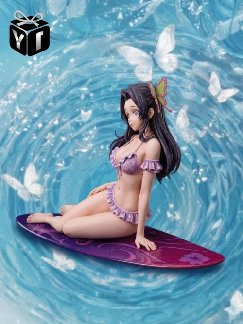 "1/6 YI-Studio Kanae Kocho Flower Hashira swimsuit statue, premium PU with dynamic design details visible from all angles."