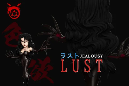 "Lust Fullmetal Alchemist statue by A+ Institute Studio, showcasing the iconic FMA villain in a dynamic, elegant, and powerful pose, perfect for display."