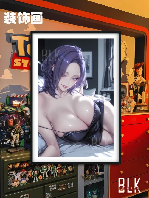 "Stunning main image of the Pajama Leader decorative painting, showcasing vibrant anime art from Beautiful New World. Premium quality wall decor."