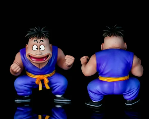 "Dynamic Dragon Ball WCF Werewolf Figure by LeaGue Studio, captured in a vibrant, action-packed martial arts pose."