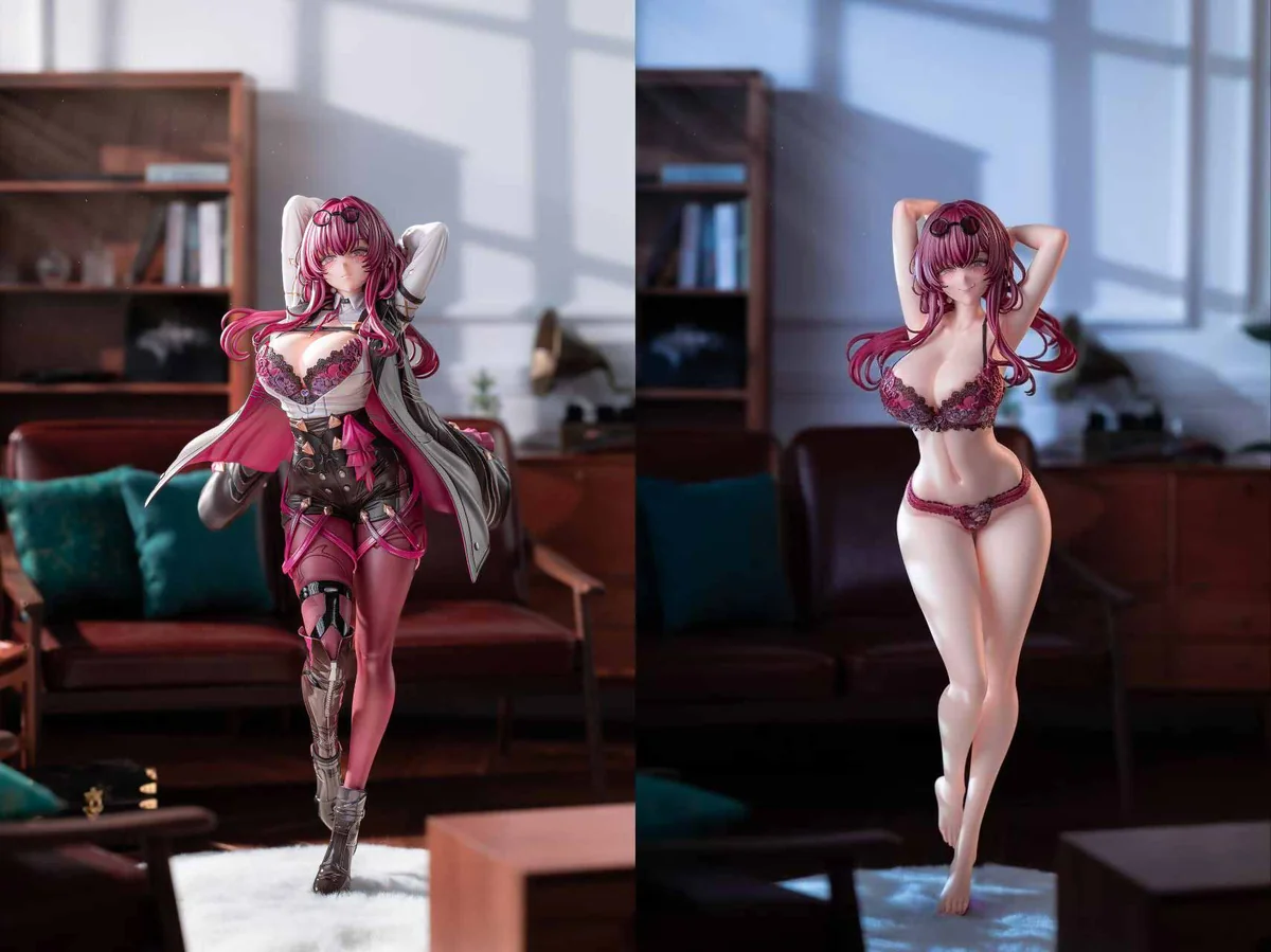 "Limited Edition 1/7 Kafka - Honkai: Star Rail statue showcasing her dynamic pose, sleek design, and mysterious aura with intricate details."