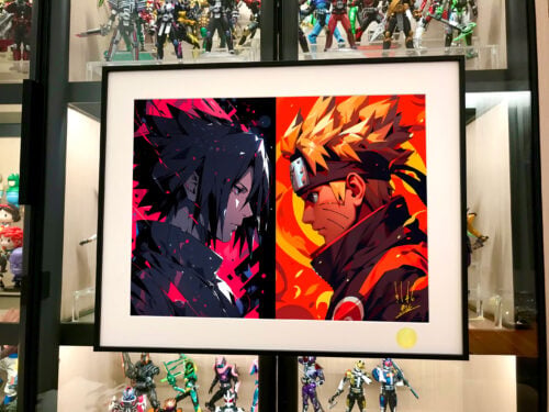 Naruto Uzumaki VS Sasuke Uchiha Decorative Painting - Naruto - Xingkong Studio - Image 2