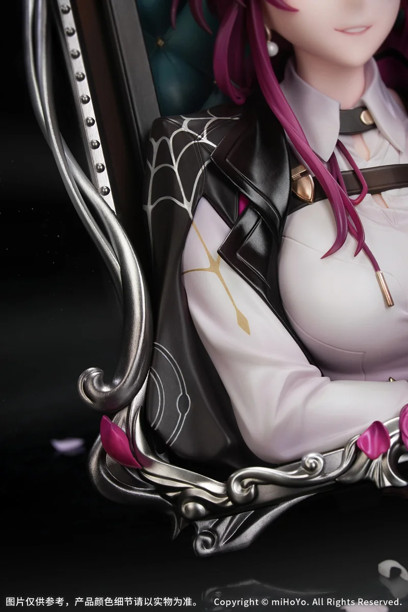 "Official Honkai: Star Rail Kafka Just Wait Ver. statue, highlighting her enigmatic elegance, dynamic pose, and the LED-lit futuristic shattered lands."