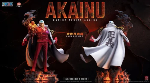 "Official One Piece Akainu Jimei Palace 1/6 resin statue. Dynamic LED magma effects, intricate sculpting, and premium details showcased from all angle."