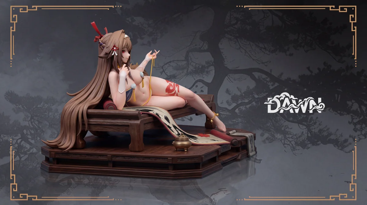 "Ye Shunguang Zenless Zone Zero statue (1/6 & 1/4) gallery. Highlights intricate ancient robes, premium materials, flexible posing, and elegant design."