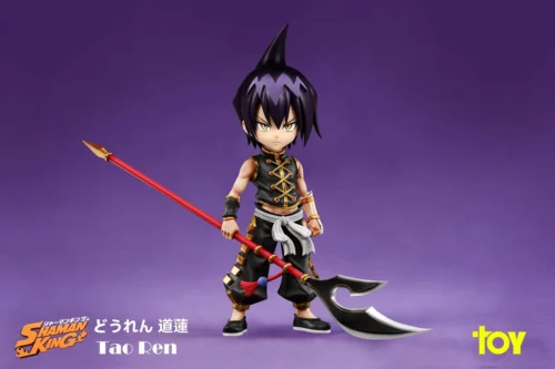 "Exclusive, limited edition Shaman King Ren Tao WCF scale statue by TOY Studio, dynamically posed. A premium collectible figure."