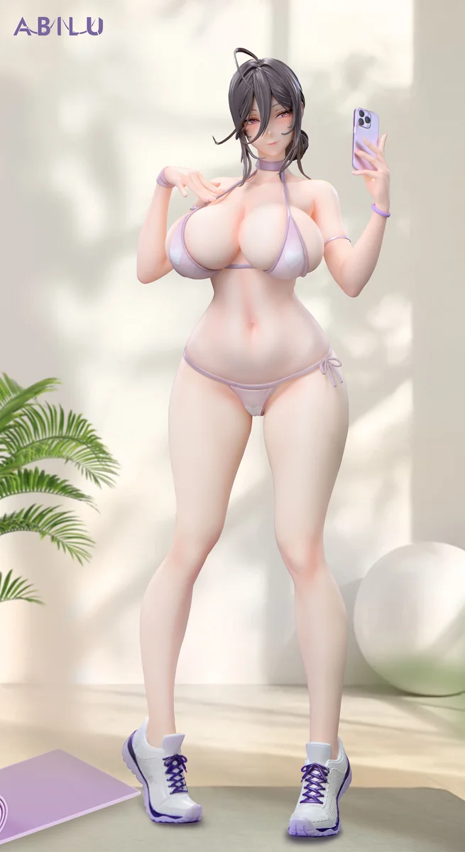 "Premium Kyoka 1/4 scale licensed figure, dynamically posed in her alluring yoga outfit. This is the exclusive Yoga Outfit Ver. variant."