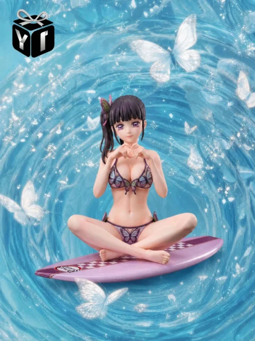 "Exclusive 1/6 Kanao Tsuyuri Swimsuit Demon Slayer statue by YI-Studio. This limited edition figure captures Kanao's serene, elegant, and playful."