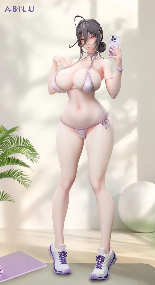 "Premium 1/4 Scale Officially Licensed Kyoka Yoga Outfit figure by ABILU Studio, detailed from multiple angles, highlighting its dynamic pose."