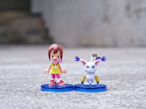 "Charming Kari and Gatomon Digimon Adventure statue by MDS Studio, highlighting their heartwarming bond. An iconic figure with an exclusive art book."