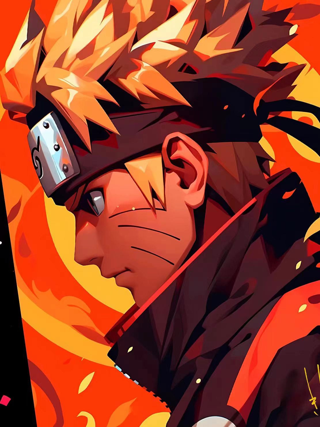 Naruto Uzumaki VS Sasuke Uchiha Decorative Painting - Naruto - Xingkong Studio - Image 4
