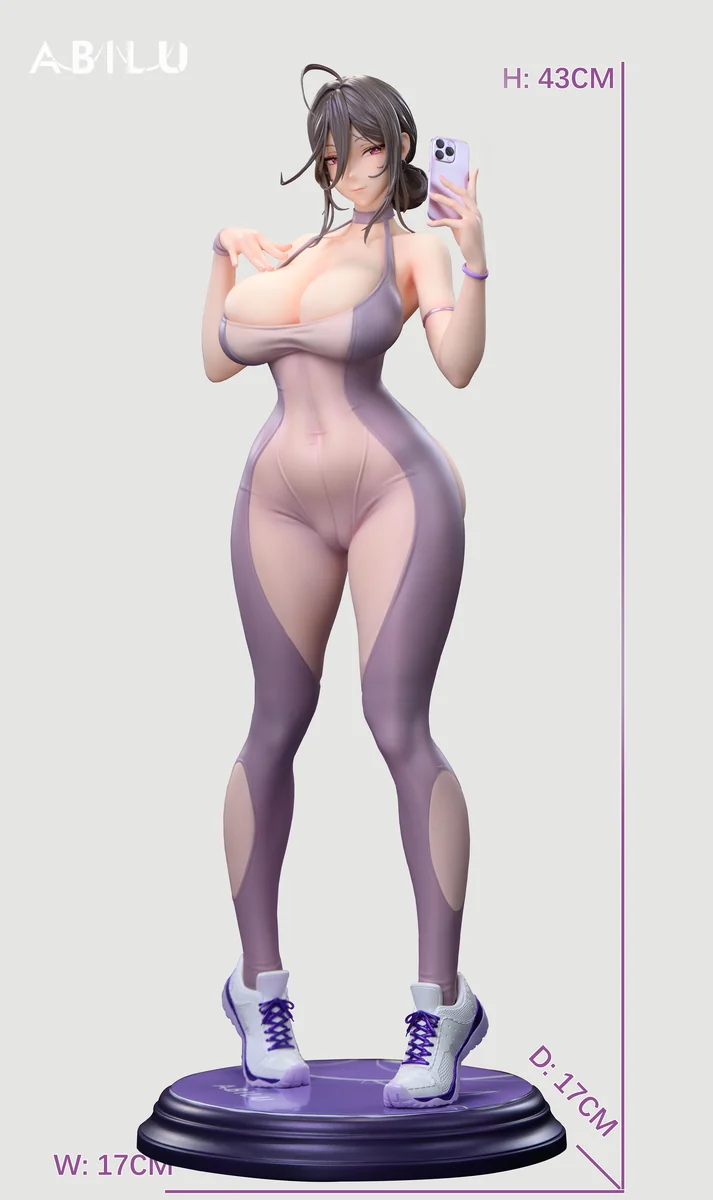 "Officially licensed 1/4 scale Kyoka figure in a dynamic yoga pose, highlighting her premium quality and alluring outfit set with interchangeable part."