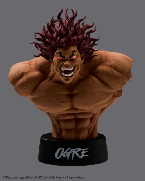 Strongest Living Bust Statue with LED - Baki the Grappler Official Statue - TAITO - Image 1