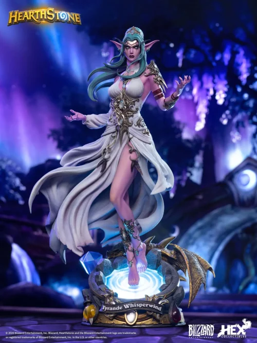 1/6 Scale Licensed Tyrande Whisperwind with LED - Hearthstone Resin Statue - Blizzard Entertainment - Image 1
