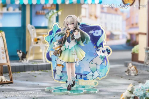 RISE UP Plus Series Chibi Cat Ver. Firefly - Honkai: Star Rail Official Statue - RIBOSE - Image 2