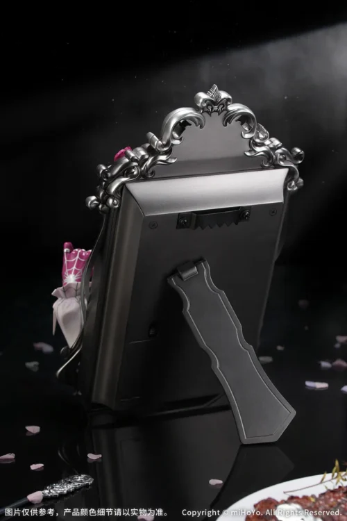 "Official Honkai: Star Rail Kafka 'Just Wait' LED statue by Myethos. Gallery captures premium sculpting, dynamic pose, and futuristic diorama details."