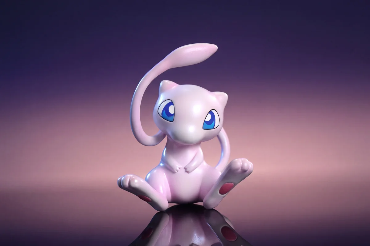 "Limited Edition Armored Mewtwo Pokémon LED statue by Phoenix Studio. Dynamic sci-fi design, striking LED effects, and meticulous armor details."