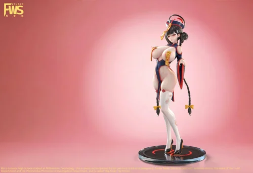 "Limited Edition 1/6 Tsukatsuki Rio Zombie Ver. II resin statue by FWS Studio. Multiple angles reveal dynamic pose and intricate sculpted zombie."