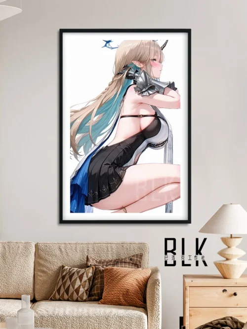 "Premium Wuthering Waves Cartissia art print, showcasing the stylized character in a dramatic, ornate pose with vibrant artistic details."