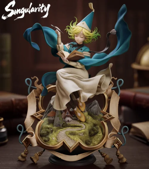 "Exquisite 1/6 scale Witch Hat Coco figure by Singularity Studio, showcasing whimsical magic and intricate details with premium transparent effects."
