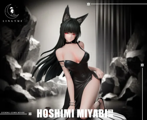 "1/6 Hoshimi Miyabi Evening Gown Zenless Zone Zero statue. Exquisite design, premium materials, and sophisticated allure. Ultra-limited collectible."
