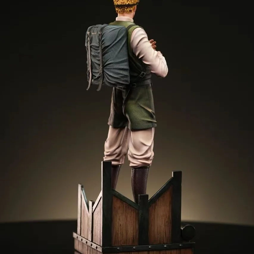 "Premium 1/6 Reiner Braun & Zeke Yeager Attack on Titan resin statues from various dynamic angles, revealing ultra-limited edition sculpted details."
