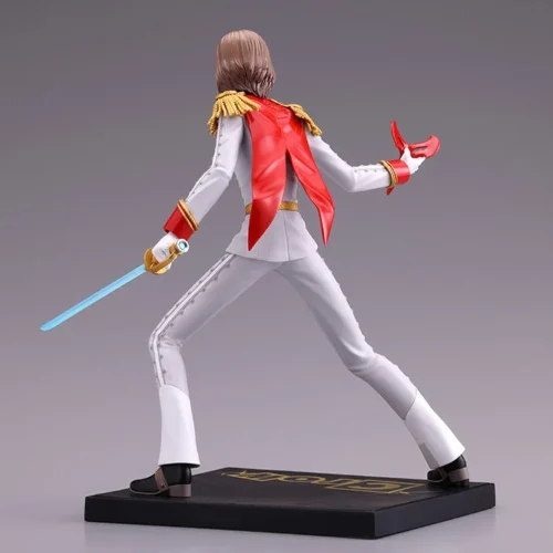 "Authentic Kotobukiya Persona 5 Crow figure displayed from multiple angles, showcasing his dynamic pose, intricate costume details, and dark, stylish."